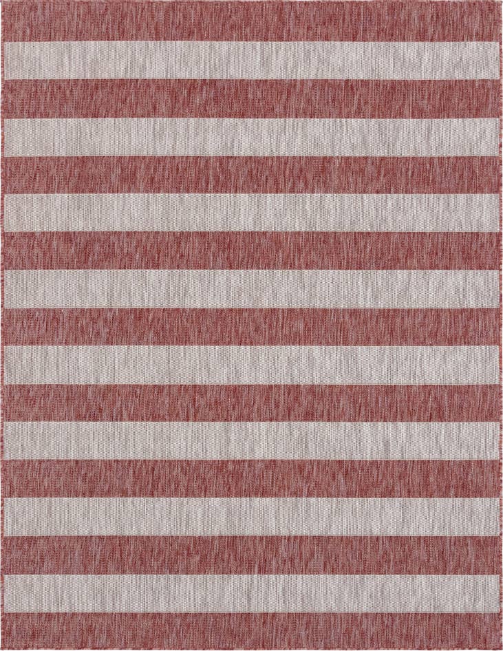 Detail image of 9' x 12' Easy-Clean Ribbon Indoor / Outdoor Rug