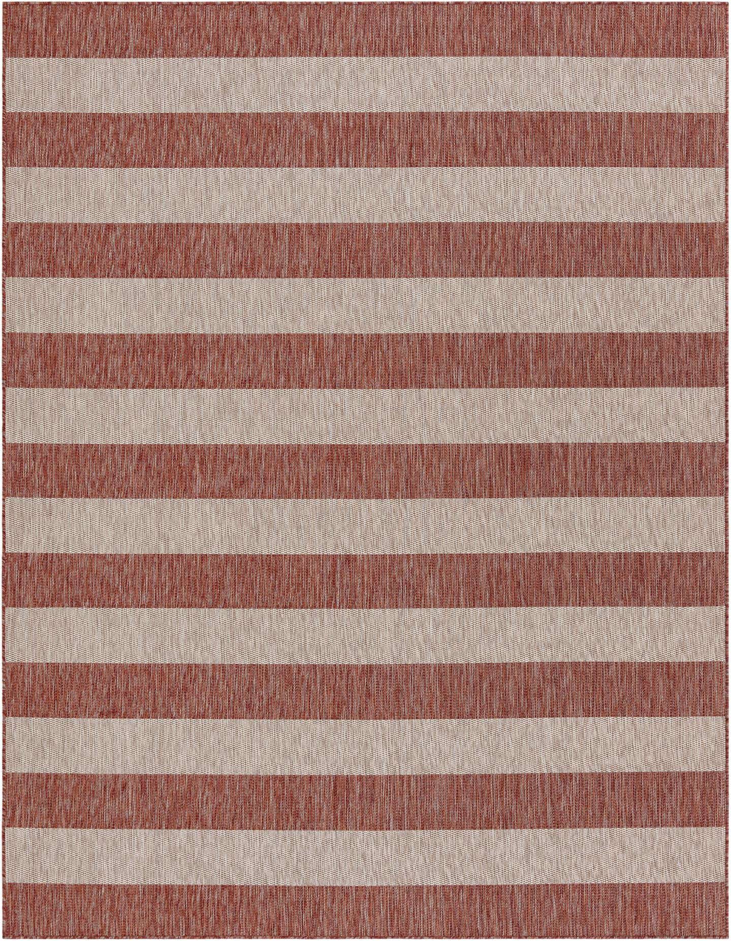 7' 10 x 11' Easy-Clean Ribbon Indoor / Outdoor Rug
