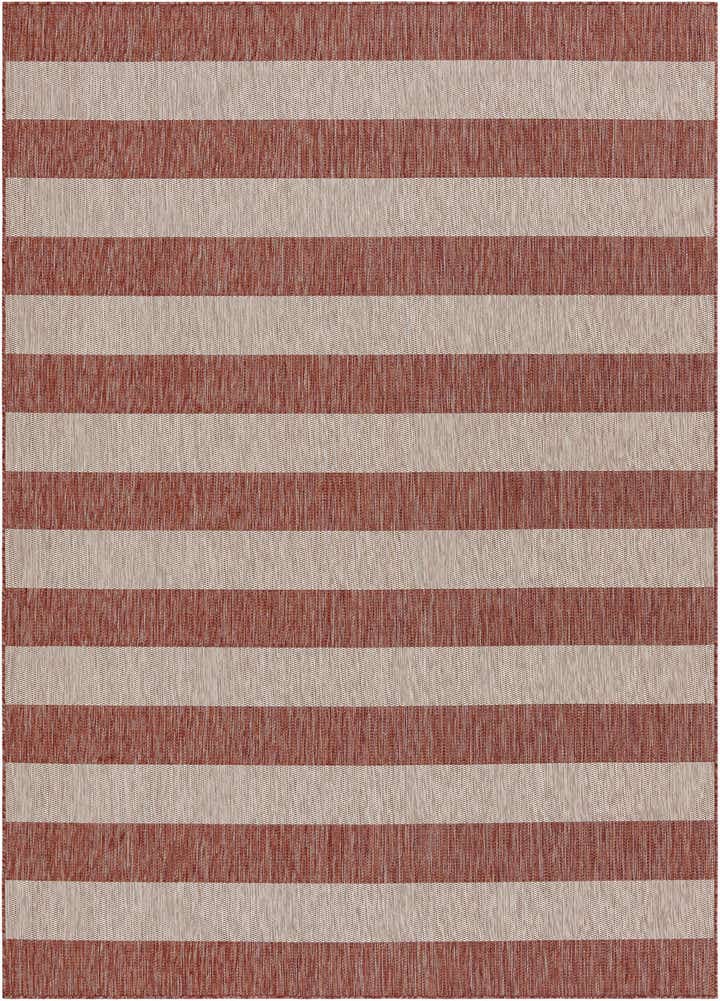 7' 10 x 11' Easy-Clean Ribbon Indoor / Outdoor Rug