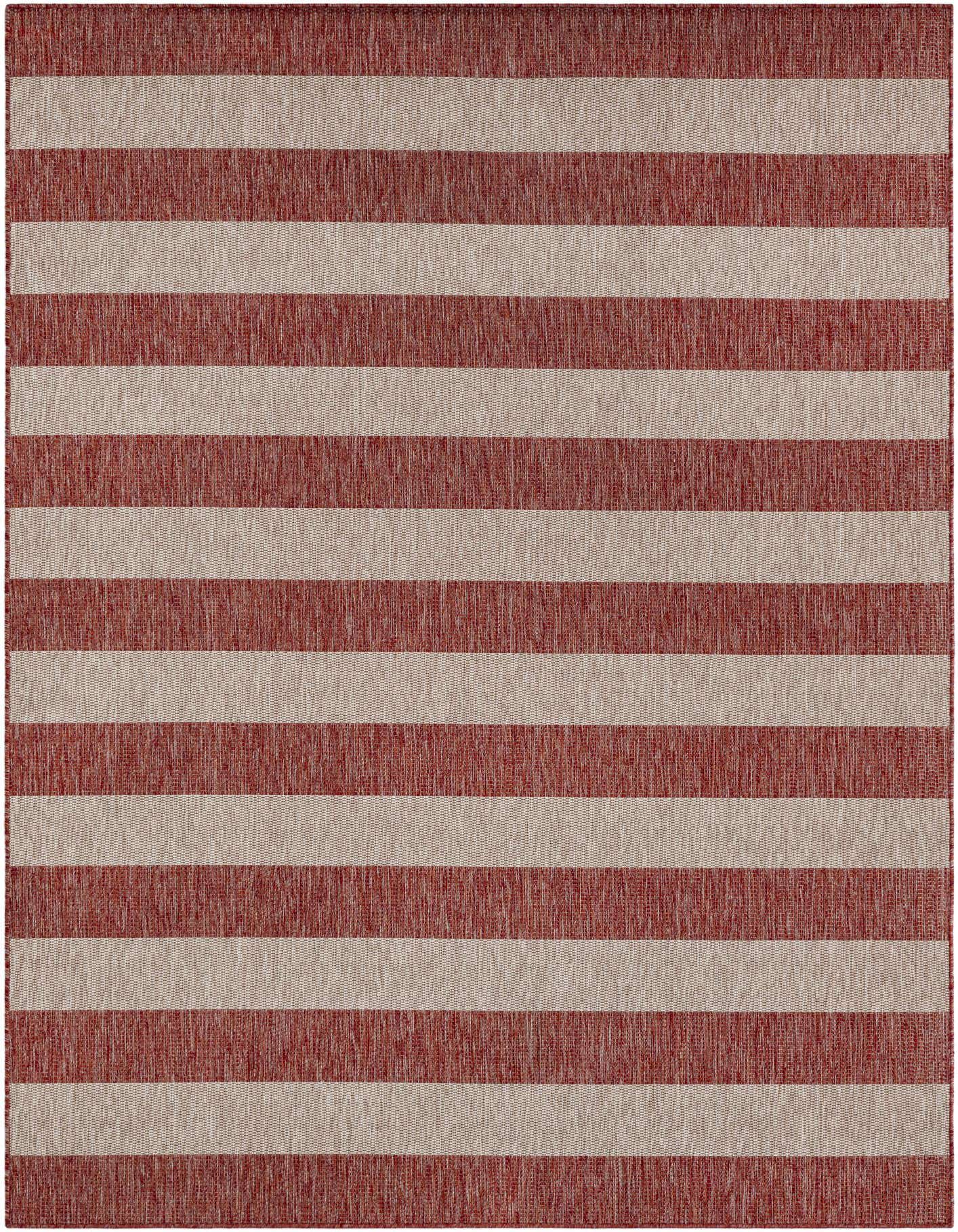 7' x 10' Easy-Clean Ribbon Indoor / Outdoor Rug