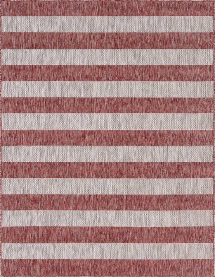 Detail image of 6' x 9' Easy-Clean Ribbon Indoor / Outdoor Rug