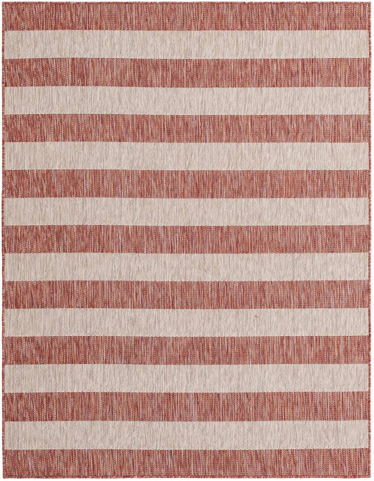 Detail image of 5' 3 x 8' Easy-Clean Ribbon Indoor / Outdoor Rug