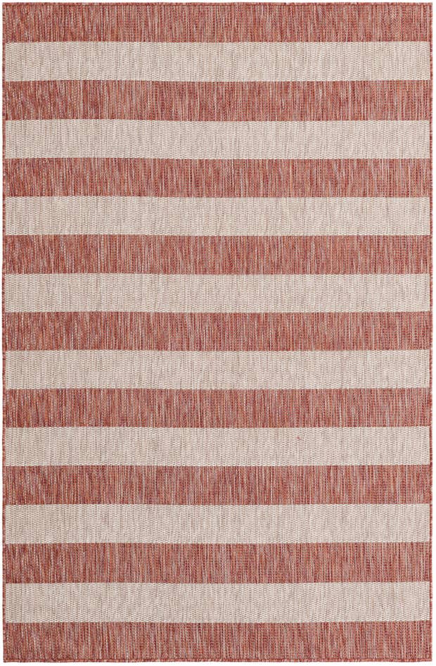 Detail image of 5' 3 x 8' Easy-Clean Ribbon Indoor / Outdoor Rug