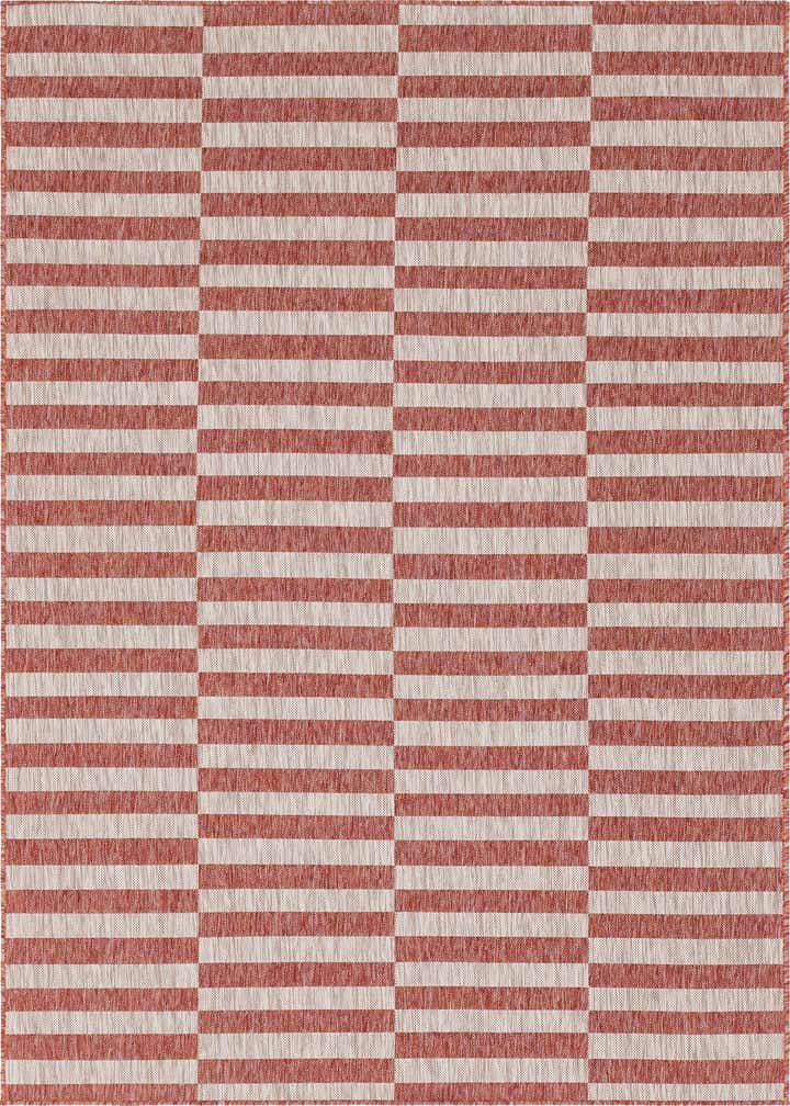 6' x 9' Easy-Clean Ribbon Indoor / Outdoor Rug