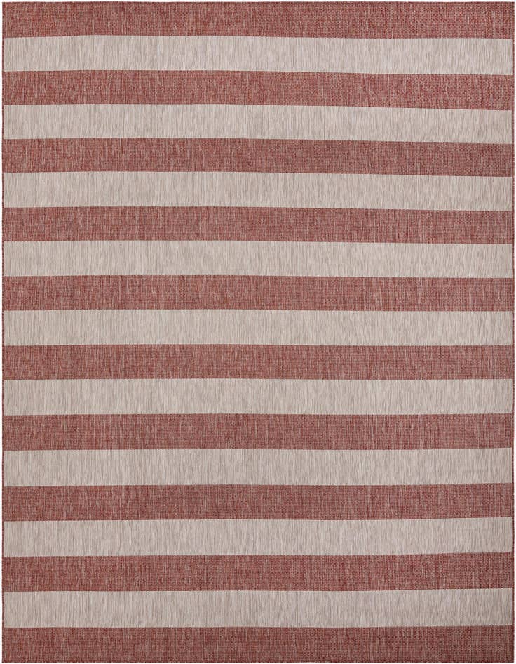 Detail image of 10' x 14' Easy-Clean Ribbon Indoor / Outdoor Rug
