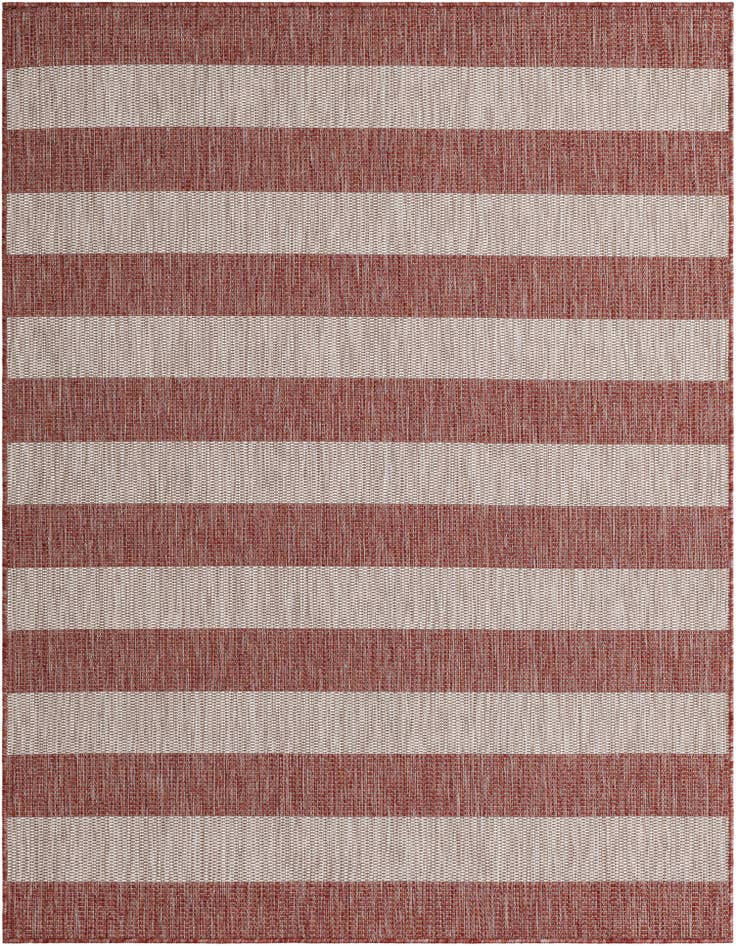 Detail image of 5' 3 x 7' Easy-Clean Ribbon Indoor / Outdoor Rug