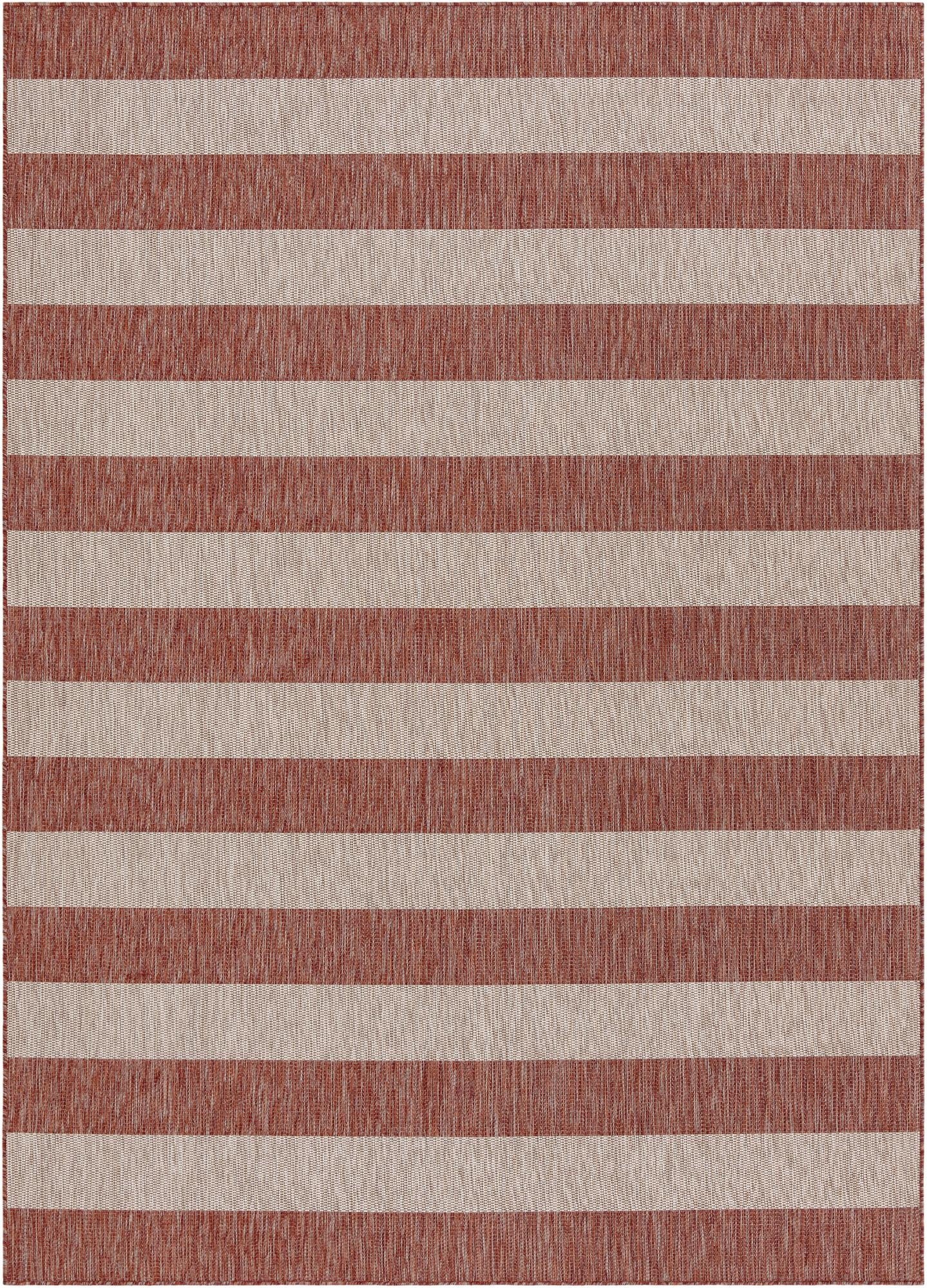 7' 10 x 11' Washable Ribbon Indoor / Outdoor Rug