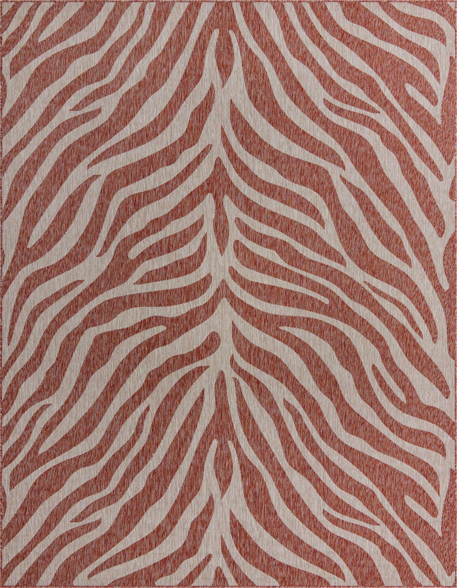 9' x 12' Easy-Clean Safari Indoor / Outdoor Rug