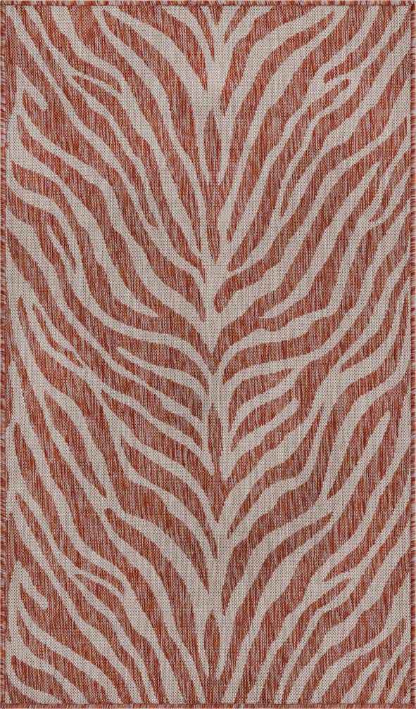 3' x 5' 3 Easy-Clean Safari Indoor / Outdoor Rug