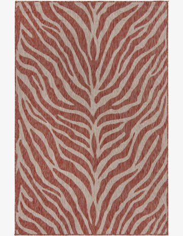 5' 3 x 8' Easy-Clean Safari Indoor / Outdoor Rug