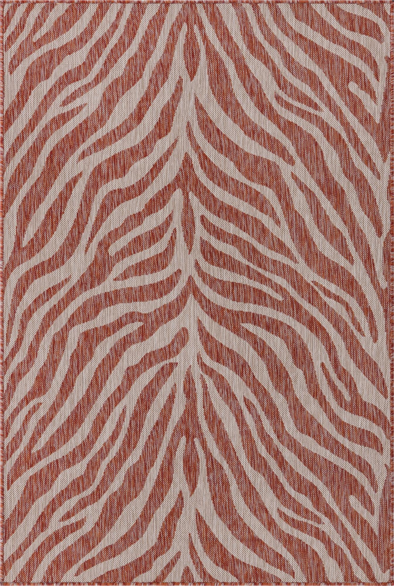 4' x 6'  Washable Safari Indoor / Outdoor Rug