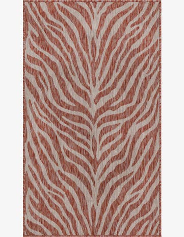 3' x 5' 3 Easy-Clean Safari Indoor / Outdoor Rug
