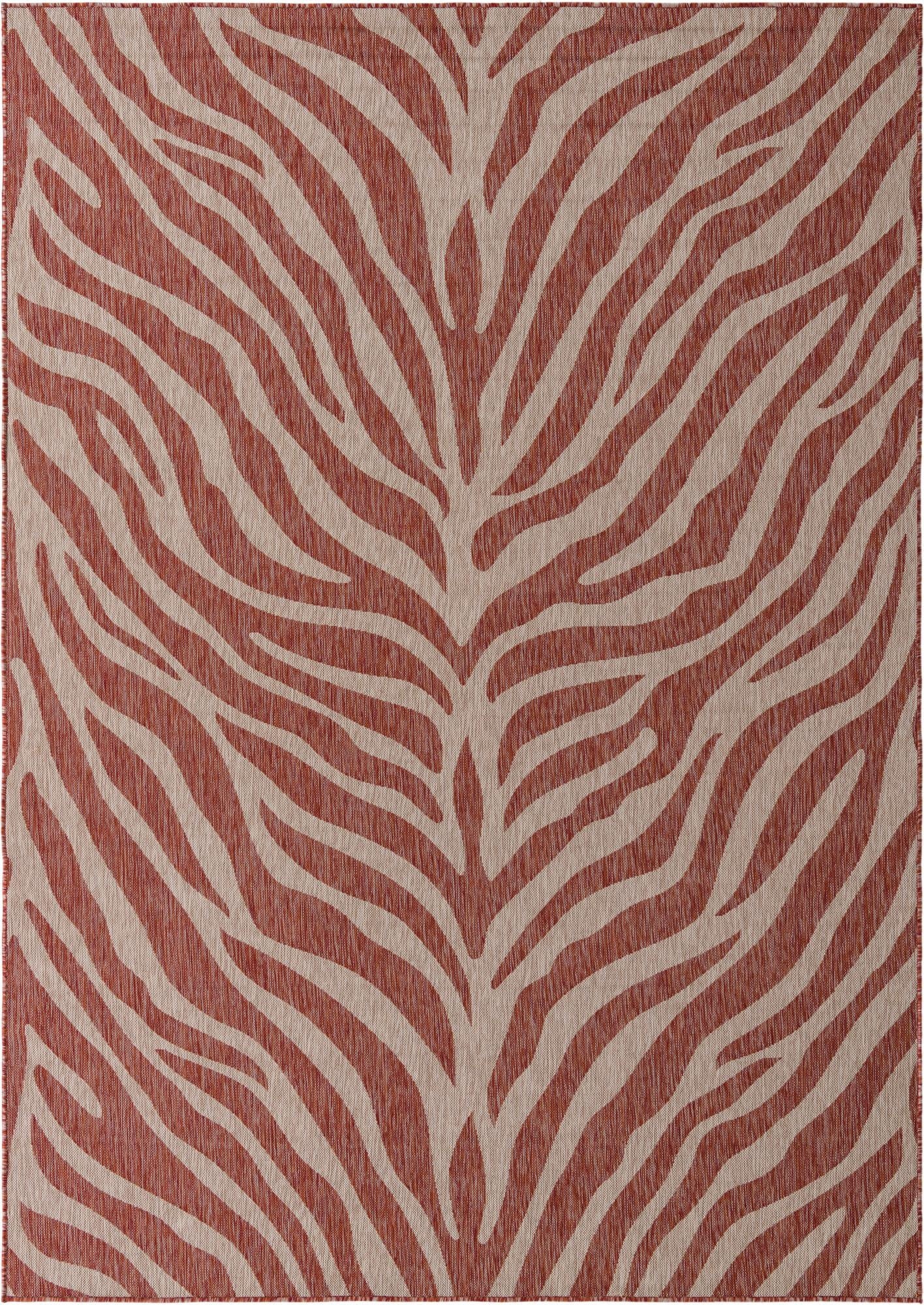 7' 10 x 11'  Washable Safari Indoor / Outdoor Rug