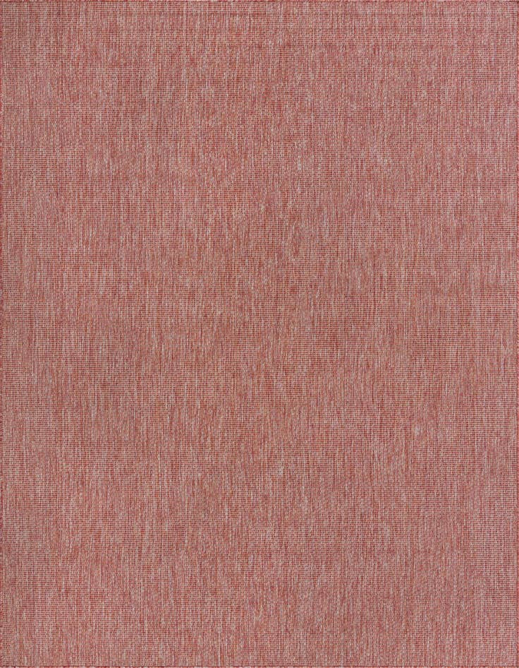 Detail image of 7' 10 x 11' Easy-Clean Solid Indoor / Outdoor Rug