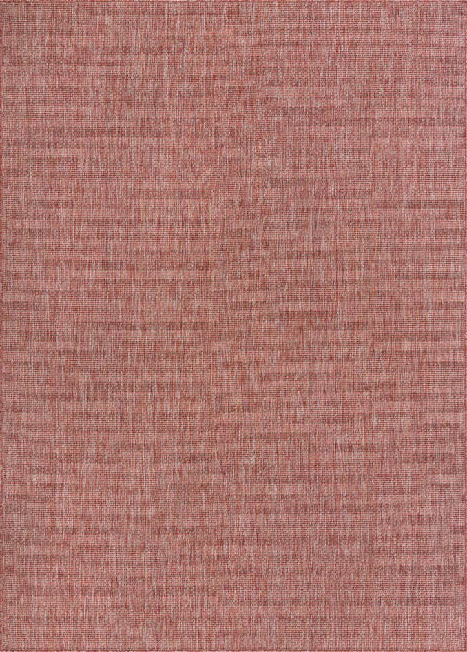 Detail image of 7' 10 x 11' Easy-Clean Solid Indoor / Outdoor Rug