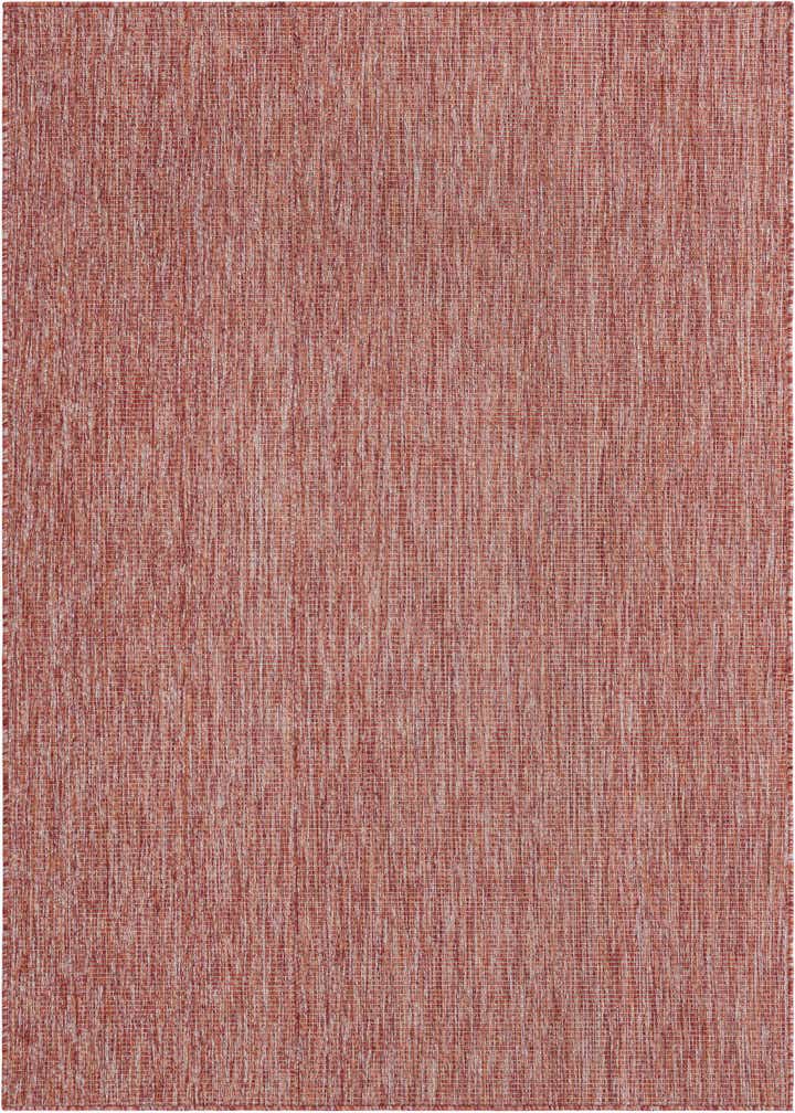 5' 3 x 8' Easy-Clean Solid Indoor / Outdoor Rug