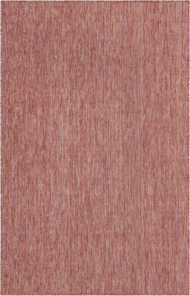 Detail image of 5' 3 x 8' Easy-Clean Solid Indoor / Outdoor Rug
