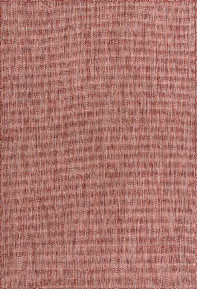 6' x 9' Easy-Clean Solid Indoor / Outdoor Rug