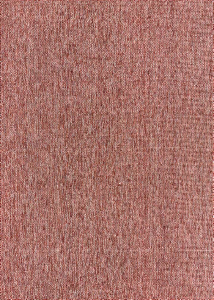 9' x 12' Easy-Clean Solid Indoor / Outdoor Rug