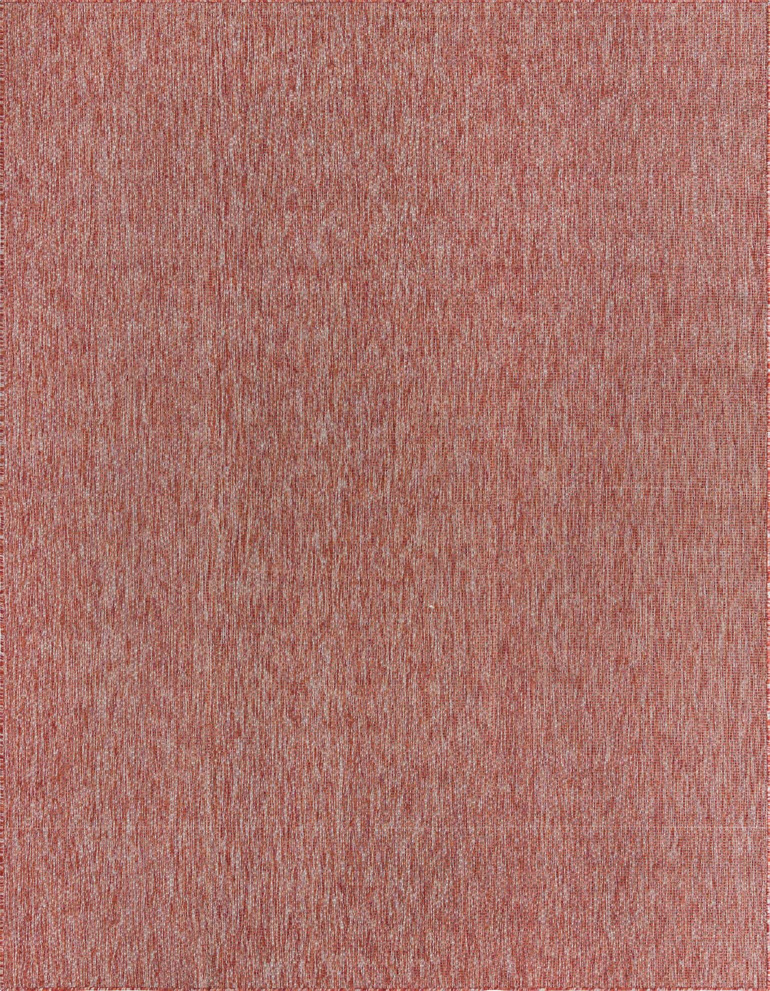 9' x 12' Easy-Clean Solid Indoor / Outdoor Rug