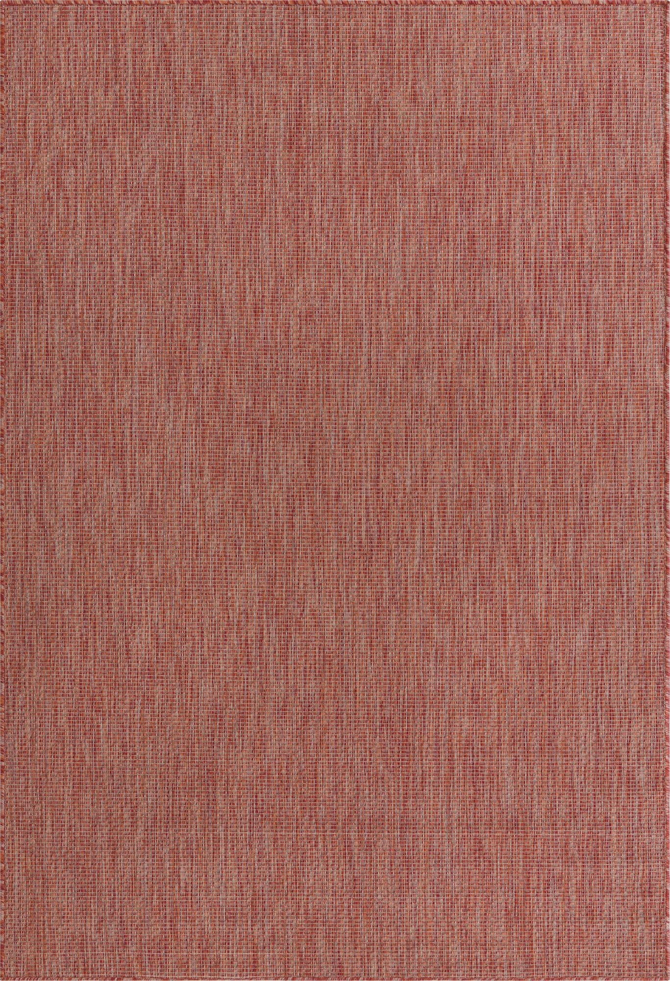 6' x 9'  Washable Solid Indoor / Outdoor Rug