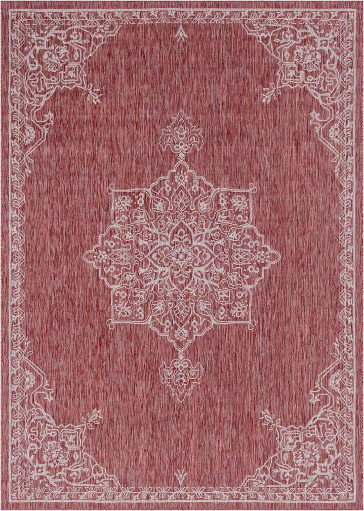 7' x 10' Easy-Clean Traditional Indoor / Outdoor Rug