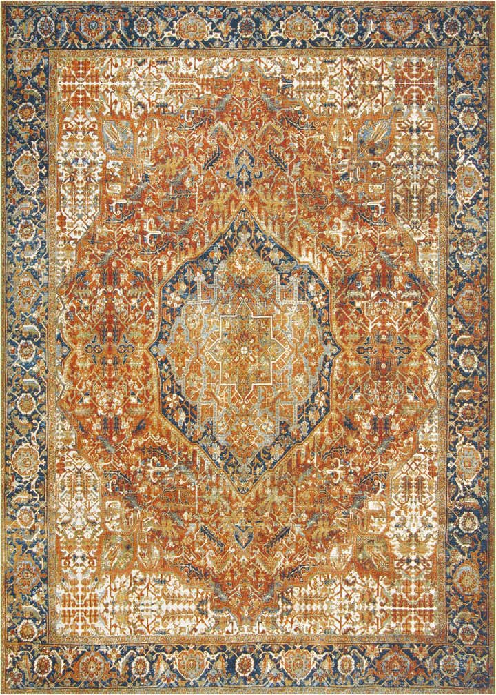 10' x 12' Easy-Clean Traditional Indoor / Outdoor Rug
