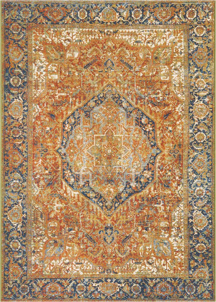 4' x 6' Easy-Clean Traditional Indoor / Outdoor Rug