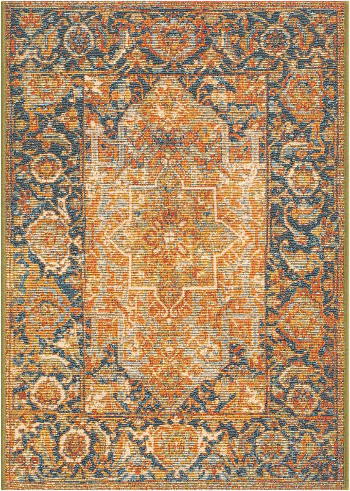2' x 3' Easy-Clean Traditional Indoor / Outdoor Rug