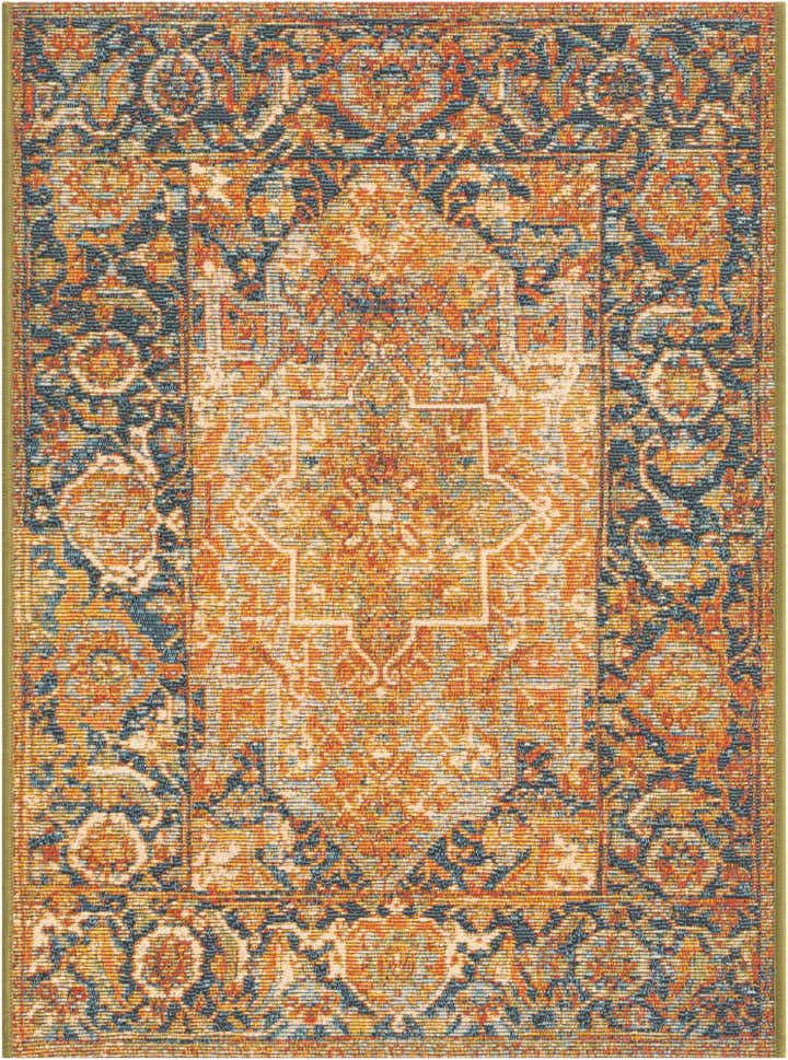 2' x 3' Easy-Clean Traditional Indoor / Outdoor Rug