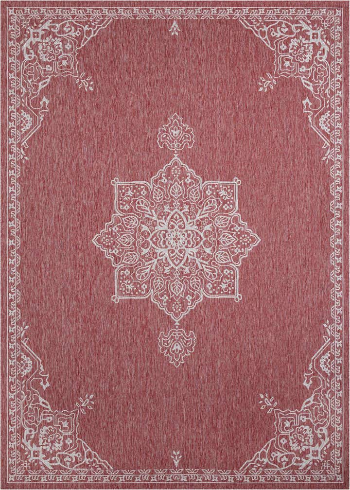 10' x 14' Easy-Clean Traditional Indoor / Outdoor Rug