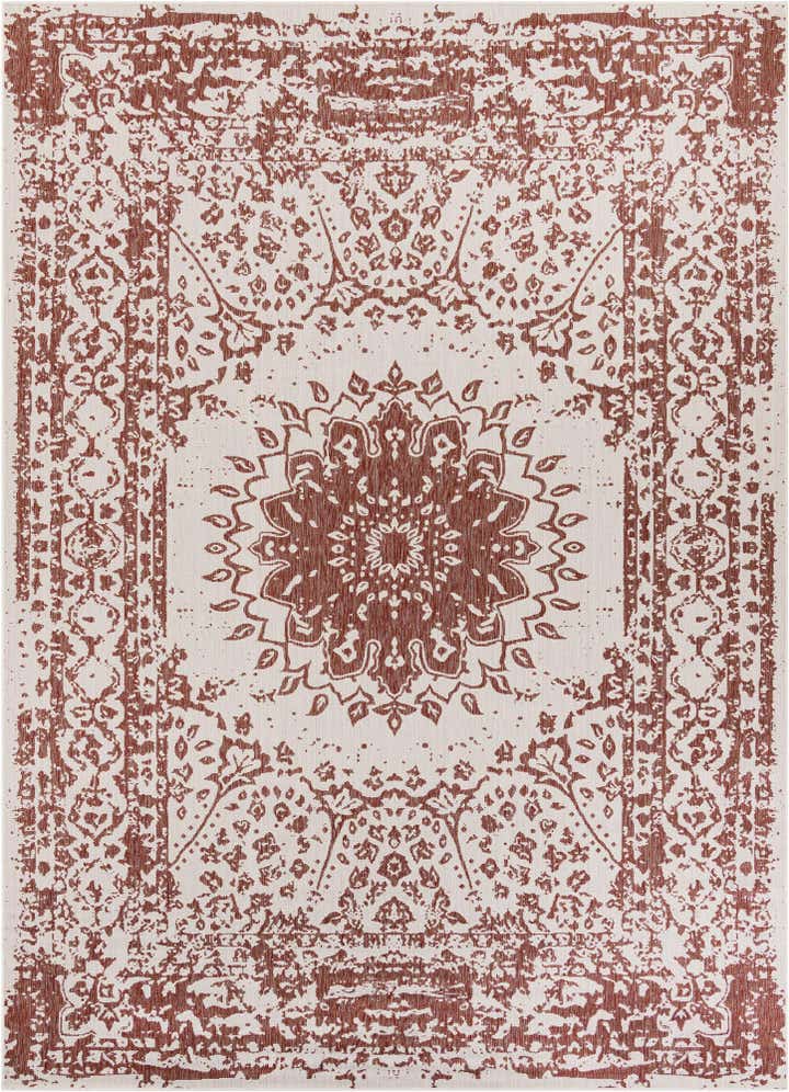 10' x 14' Easy-Clean Traditional Indoor / Outdoor Rug