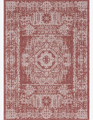 7' x 10' Easy-Clean Traditional Indoor / Outdoor Rug