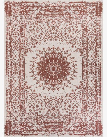 10' x 14' Easy-Clean Traditional Indoor / Outdoor Rug