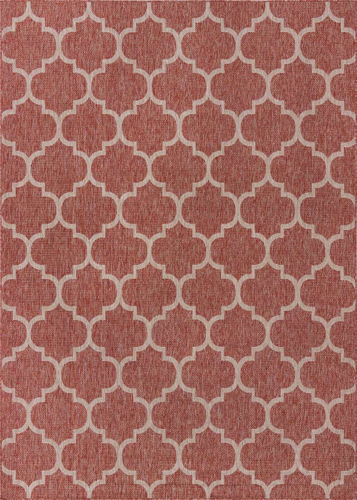 7' 10 x 11' Easy-Clean Trellis Indoor / Outdoor Rug