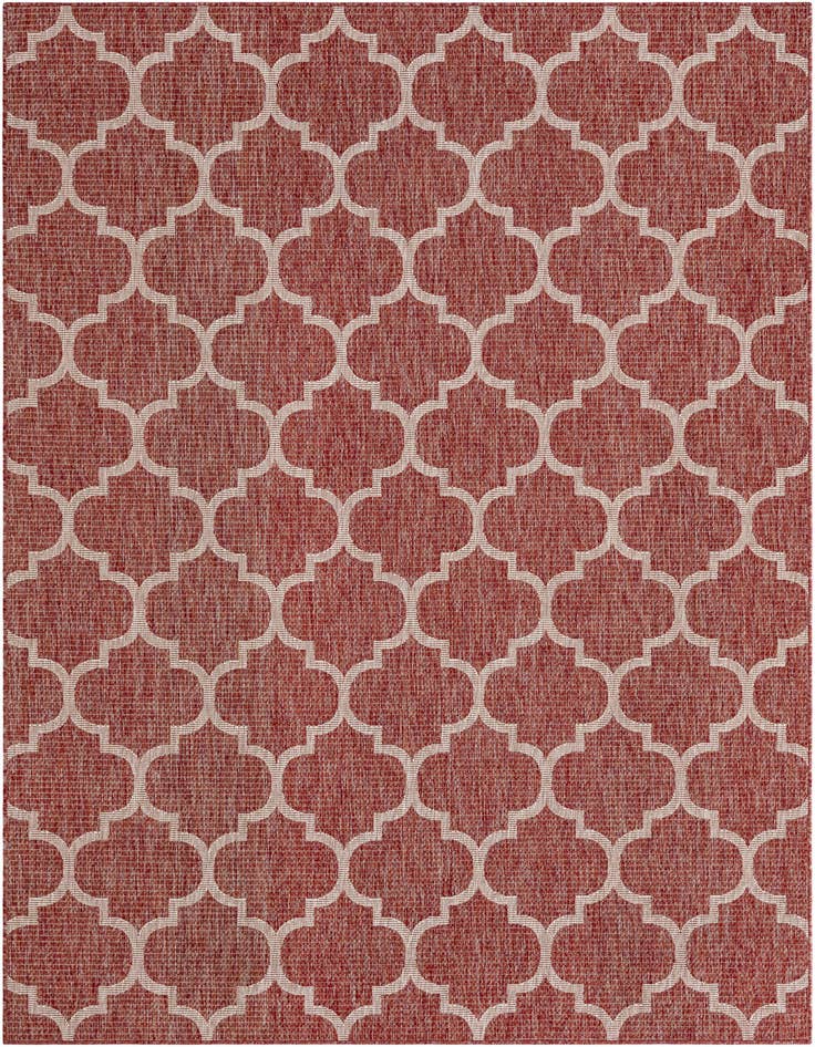 Detail image of 7' x 10' Easy-Clean Trellis Indoor / Outdoor Rug
