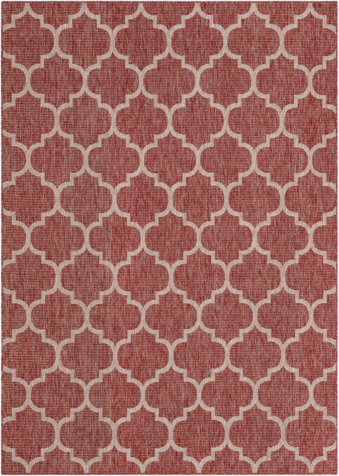 Detail image of 7' x 10' Easy-Clean Trellis Indoor / Outdoor Rug