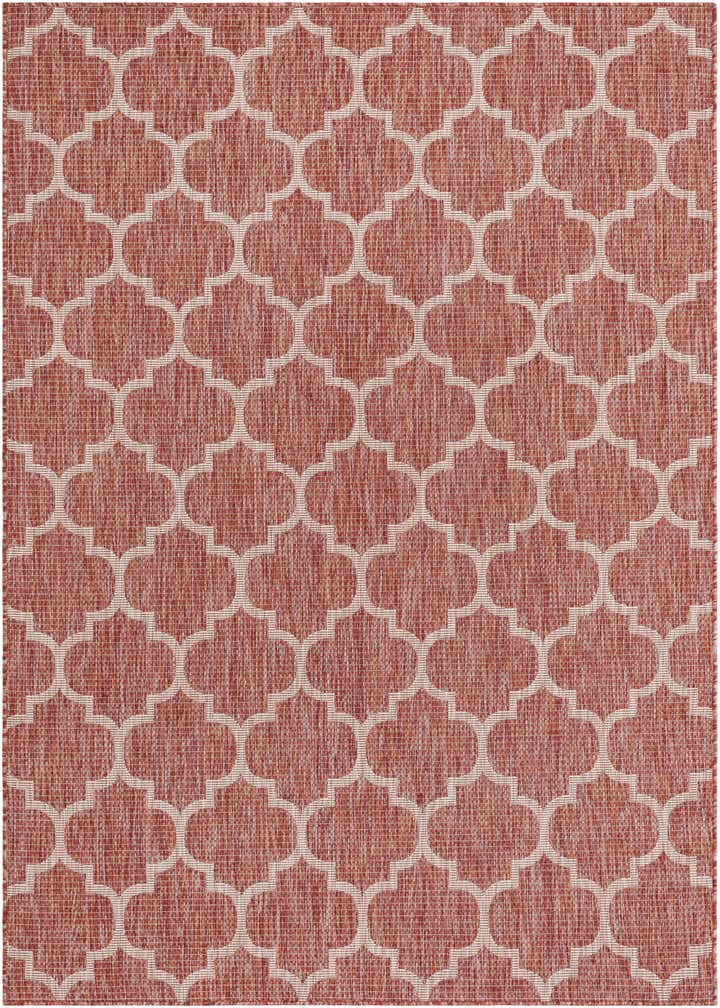 6' x 9' Easy-Clean Trellis Indoor / Outdoor Rug