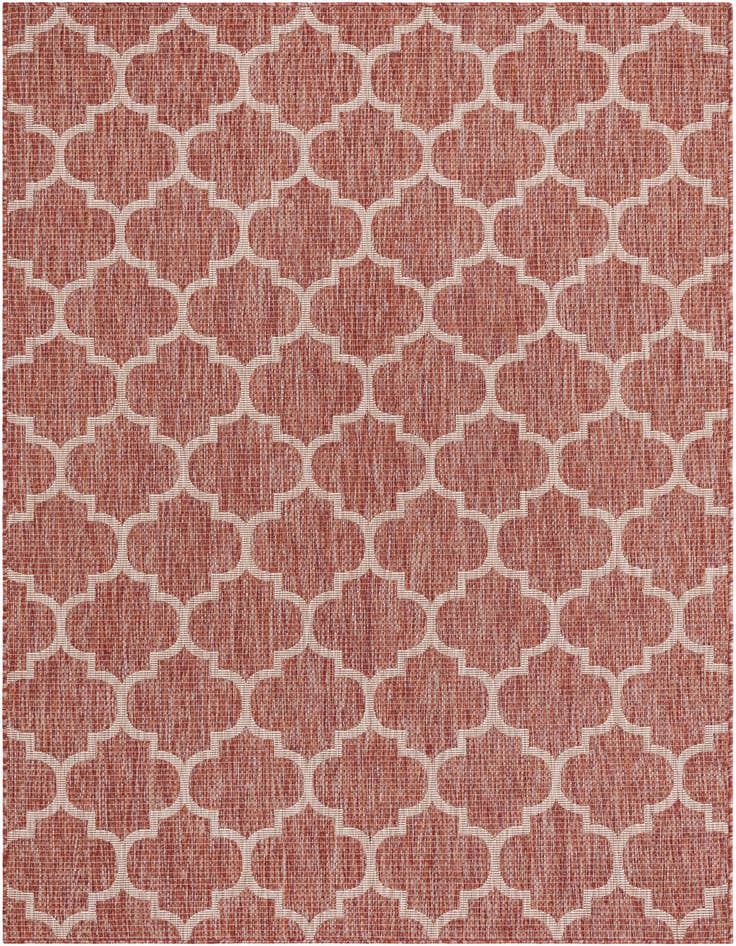 Detail image of 6' x 9' Easy-Clean Trellis Indoor / Outdoor Rug