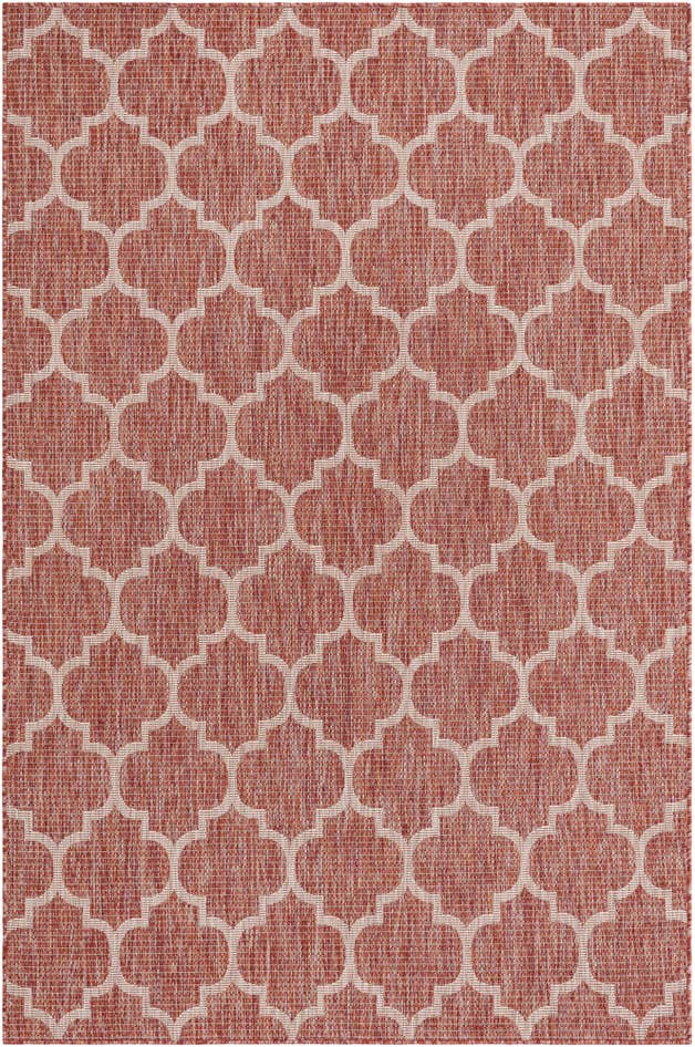 Detail image of 6' x 9' Easy-Clean Trellis Indoor / Outdoor Rug