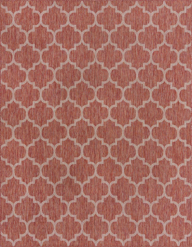 Detail image of 9' x 12' Easy-Clean Trellis Indoor / Outdoor Rug