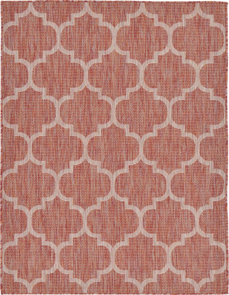 Detail image of 4' x 6' Easy-Clean Trellis Indoor / Outdoor Rug