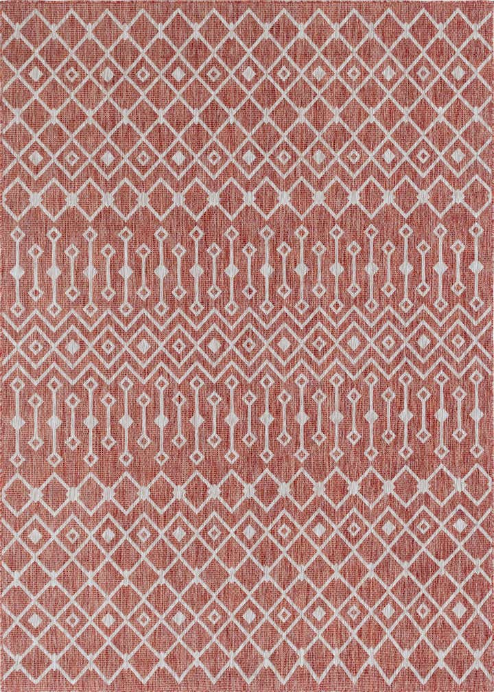 7' 10 x 11' Easy-Clean Trellis Indoor / Outdoor Rug