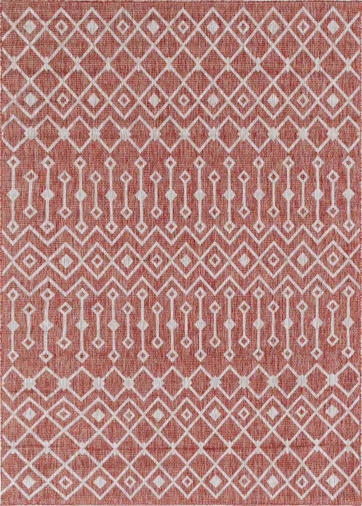 7' x 10' Easy-Clean Trellis Indoor / Outdoor Rug
