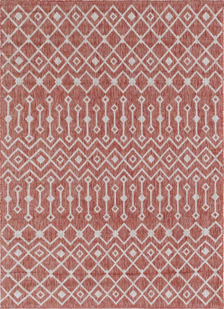 7' x 10' Easy-Clean Trellis Indoor / Outdoor Rug