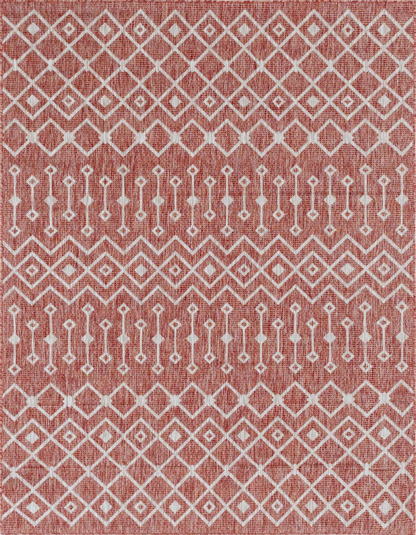 6' x 9' Easy-Clean Trellis Indoor / Outdoor Rug