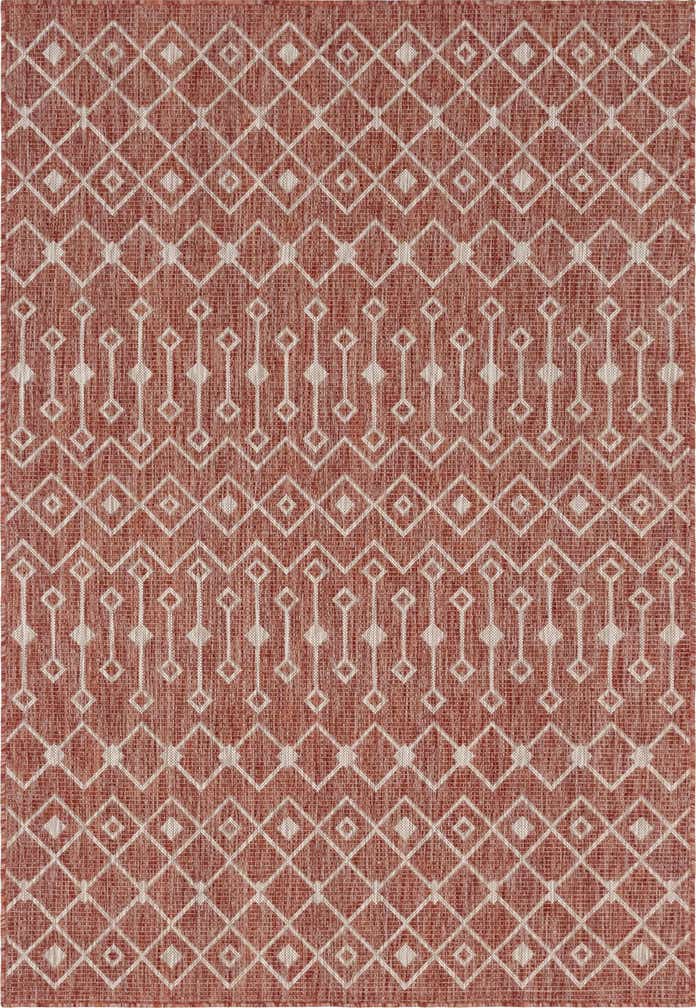 4' x 6' Easy-Clean Trellis Indoor / Outdoor Rug
