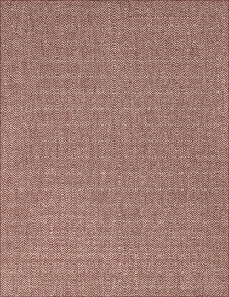 Detail image of 9' x 12' Easy-Clean Trellis Indoor / Outdoor Rug