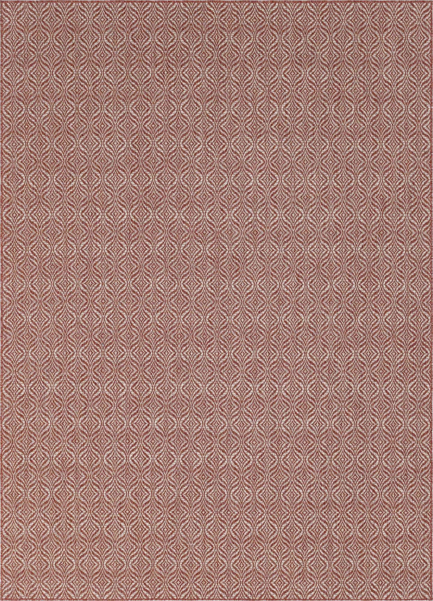 7' 10 x 11' Easy-Clean Trellis Indoor / Outdoor Rug