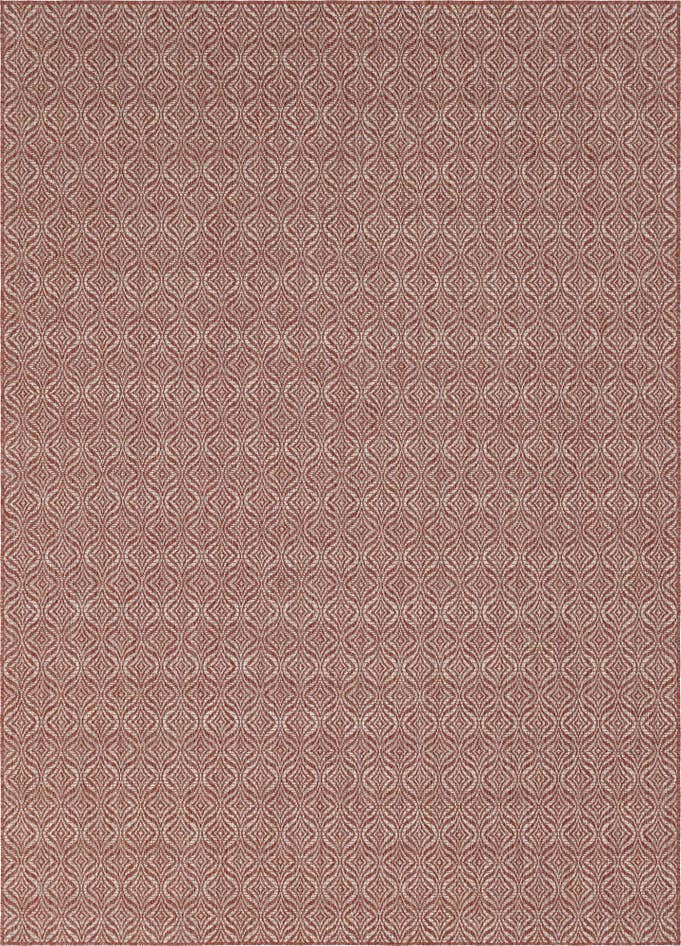 Detail image of 7' 10 x 11' Easy-Clean Trellis Indoor / Outdoor Rug